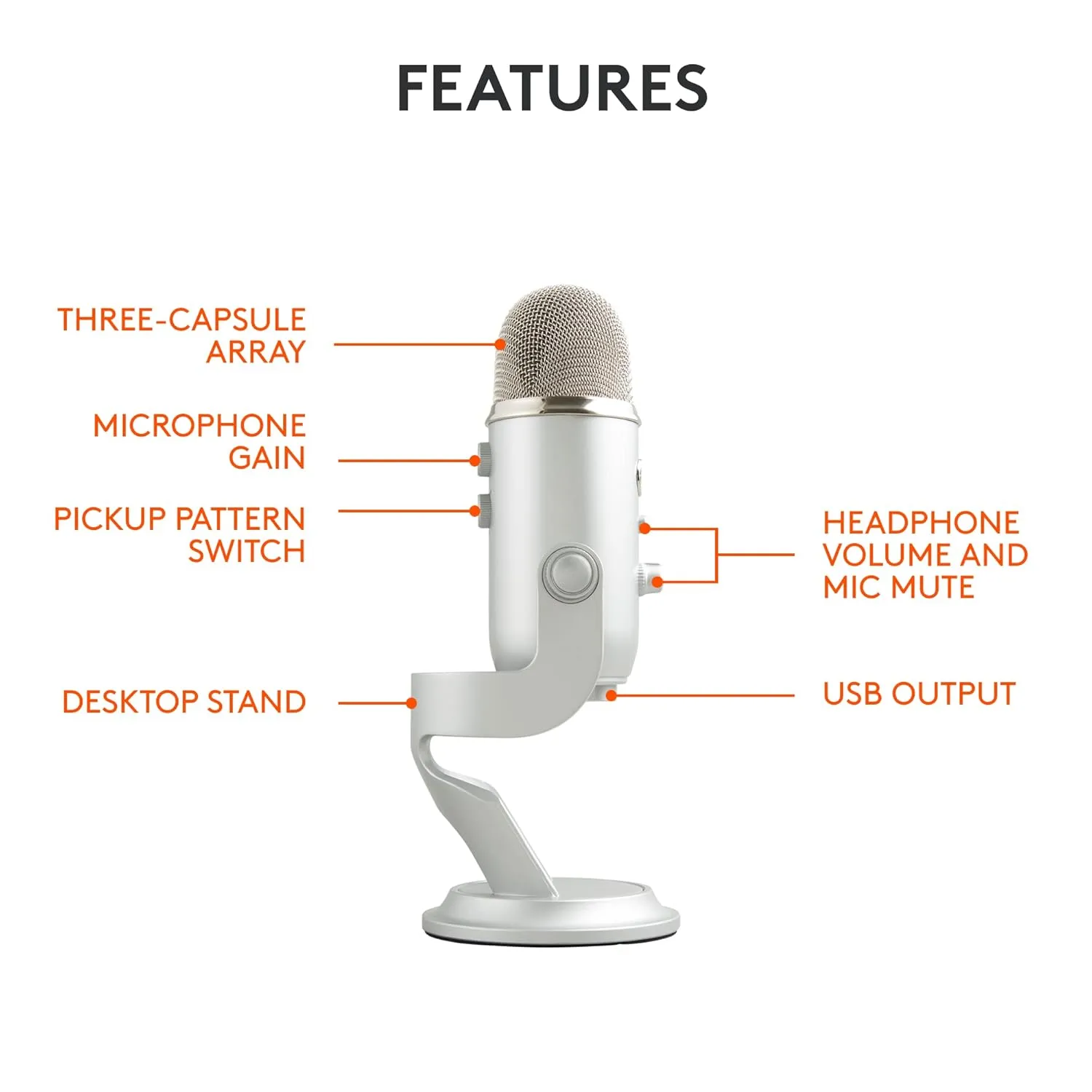 Logitech Wired Microphone (Open Box) view 3